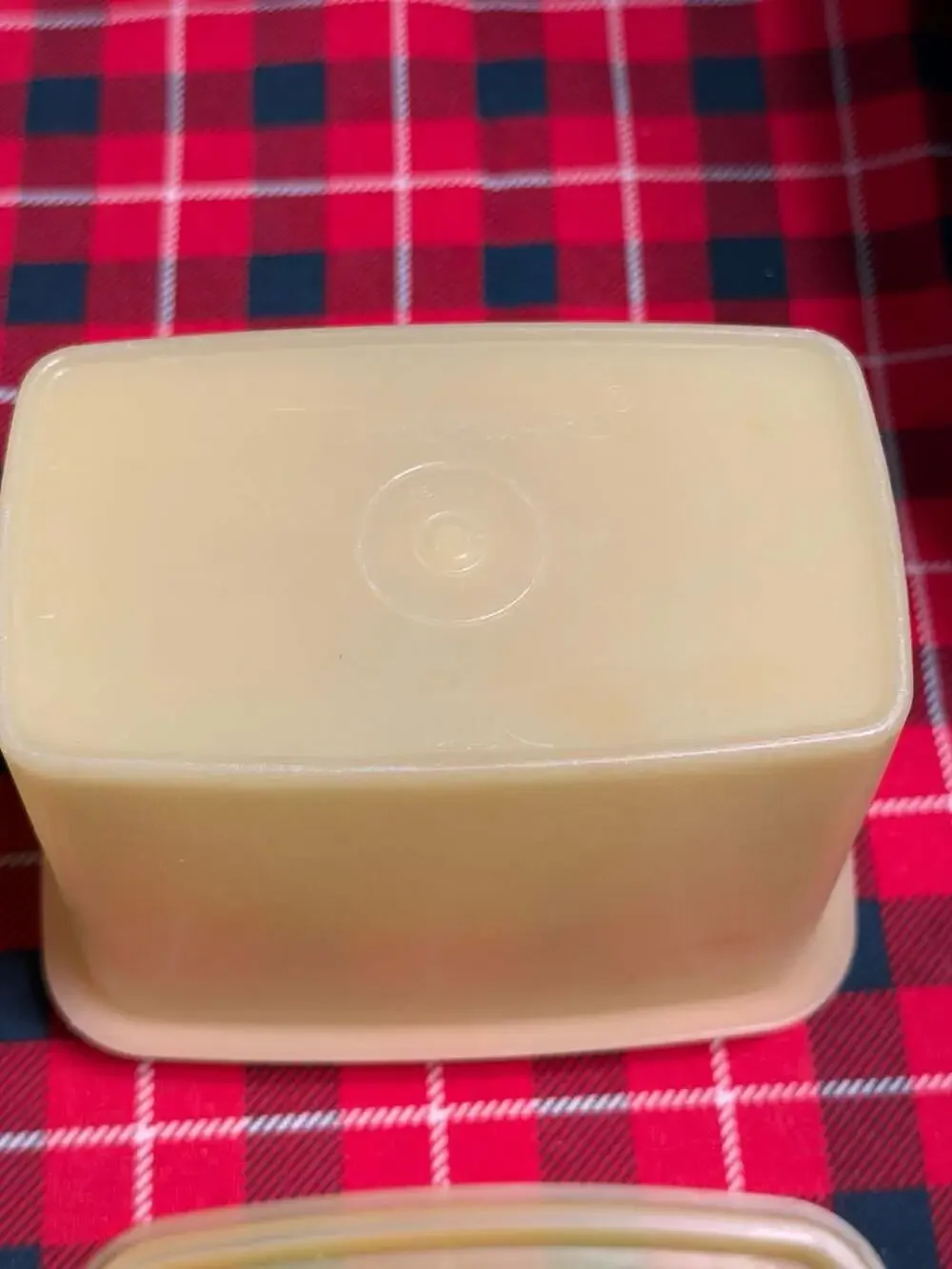Vintage Tupperware Yellow Rectangular Storage Containers Set of 3